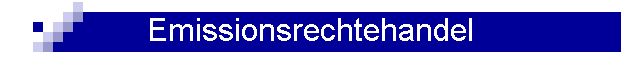 Emissionsrechtehandel